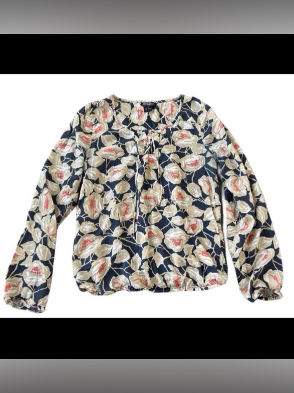 Lucky Brand Long Sleeve Top Women’s Small Boho Peasant